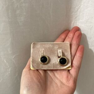 ✨ Vintage Onyx Earrings - Timeless Elegance from the Past! #VintageEarrings #Ony